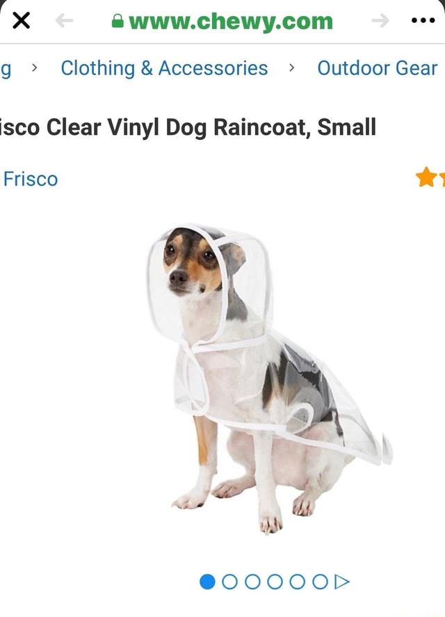 Clothing € Accessories Outdoor Gear isco Clear Vinyl Dog