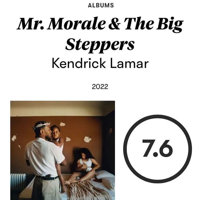 ALBUMS Mr. Morale & The Big Steppers Kendrick Lamar 2022 - iFunny