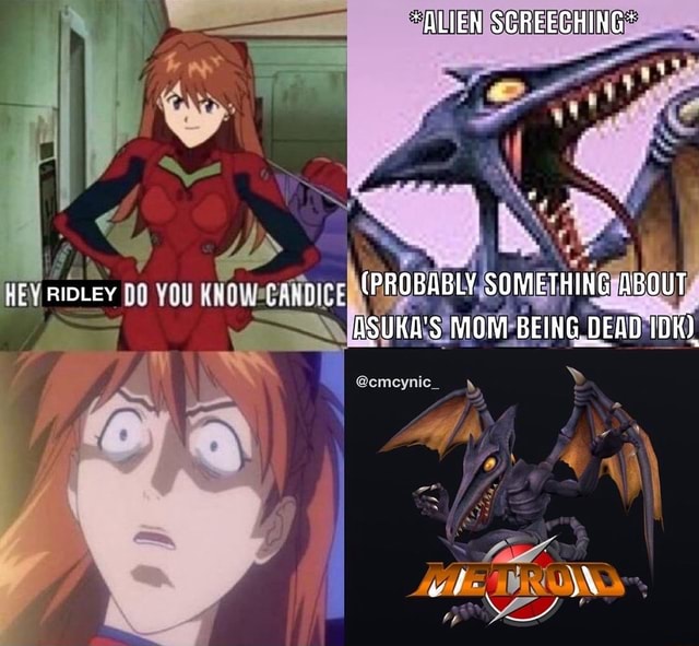 *ALIEN SCREECHING* HEY RIDLEY DO YOU KNOW CANDECE (PROBABLY SOMETHING ...
