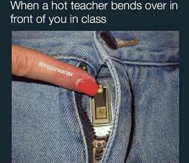 Hot Teacher Bent Over