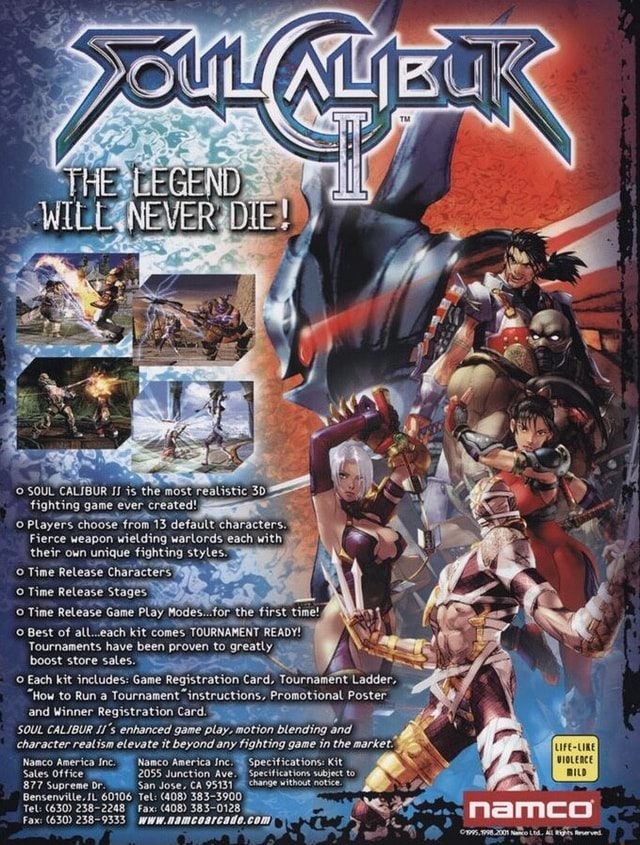 SOUL CALIBUR is the most realistic 30 fighting game ever created