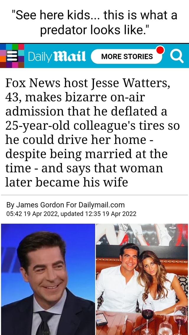 "See here kids... this is what a predator looks like." MORESTORIES