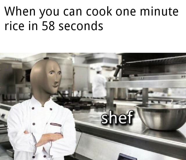 The ability to cook Minute rice in 58 seconds : r/shittysuperpowers
