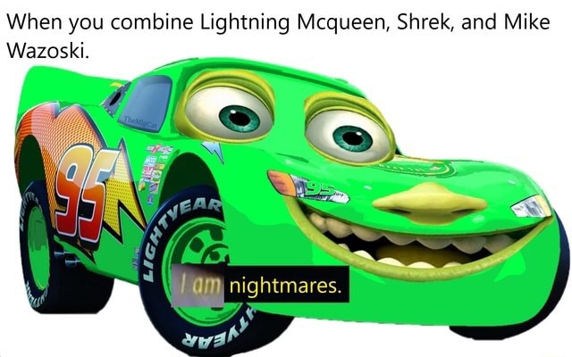 Mike wazowski discount and lightning mcqueen