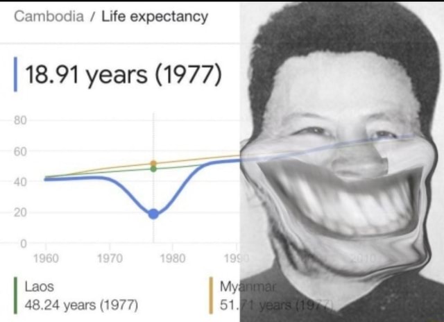 Cambodia Life Expectancy 18 91 Years 1977 Laos 48 24 Years 1977   8b374d04beec17675ca39fc861b801c394621fa0a163be302130e8c18cbd8572 1 