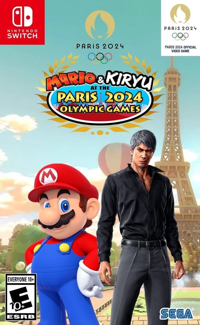 PARIS 2024 PARIS 2024 PARIS 2024 OFFICIAL VIDEO GAME NINTENDO (PARIS