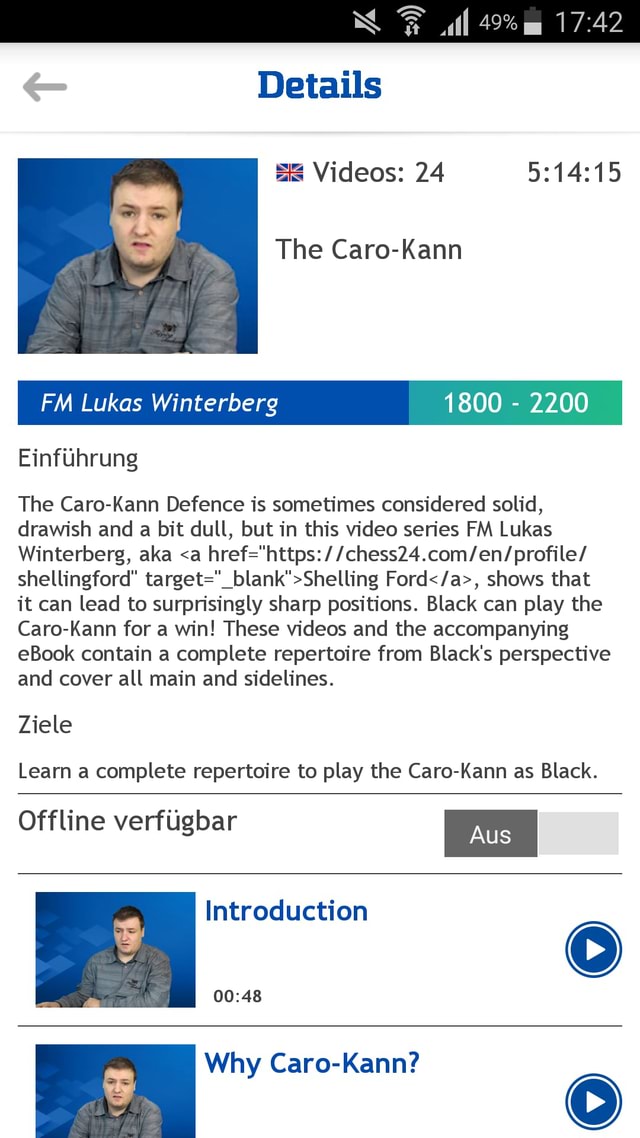 Introduction - The Caro-Kann, e-book do Lukas Winterberg