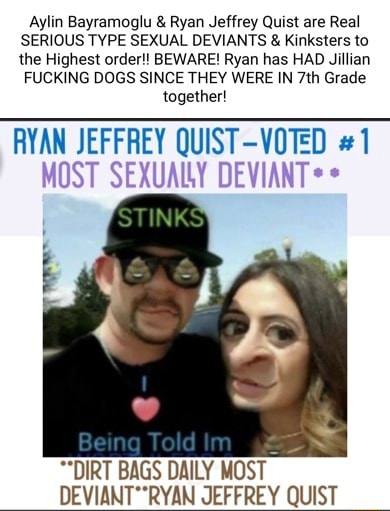 Aylin Bayramoglu And Ryan Jeffrey Quist Are Real Serious Type Sexual Deviants And Kinksters To The 3304