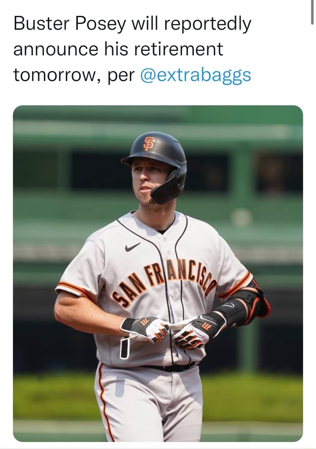 BREAKING: Buster Posey Reportedly to Announce Retirement Tomorrow