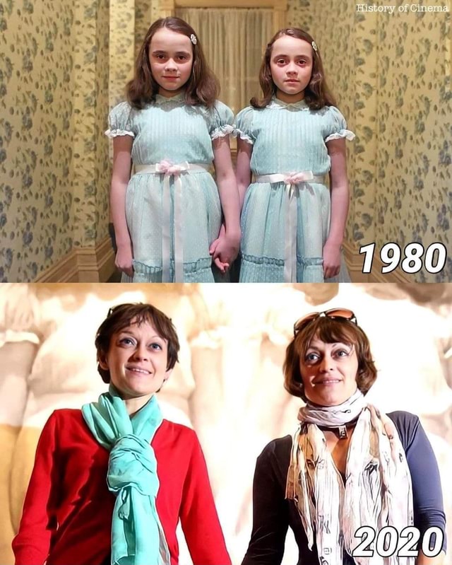 The Shining Twins Lisa And Louise Burns - History Of Cinema - Ifunny