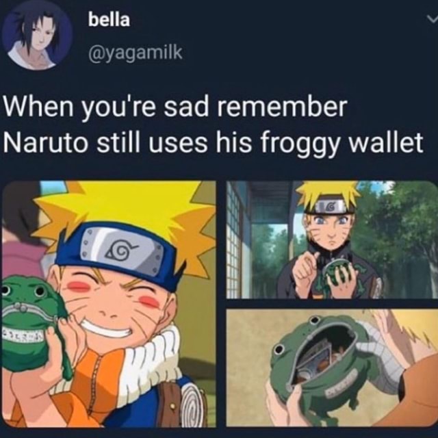 naruto frog wallet scene