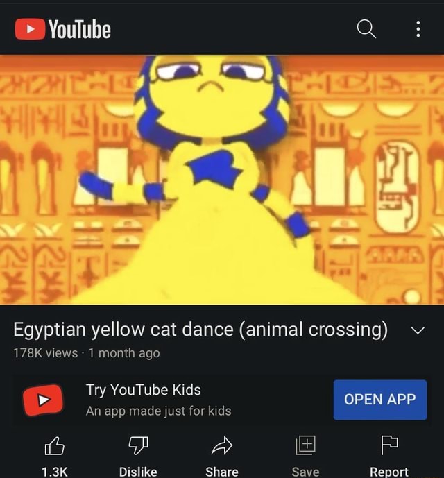 Egyptian yellow cat dance (animal crossing) 178K views 1 month ago Try