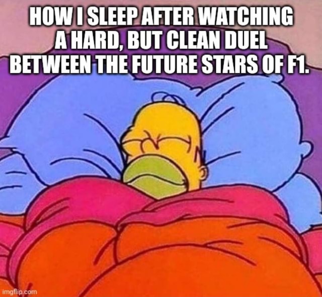 HOW I SLEEP AFTER WATCHING A HARD, BUT CLEAN DUEL BETWEEN THE FUTURE ...