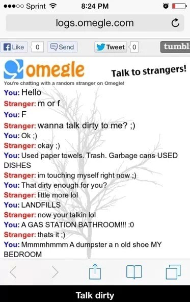 Omegle dirty version of #1 Chatiw