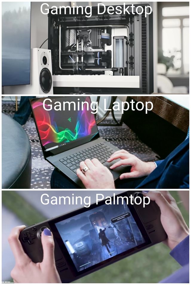 Gaming Desktop Gaming Laptop Gaming Palmtop iFunny