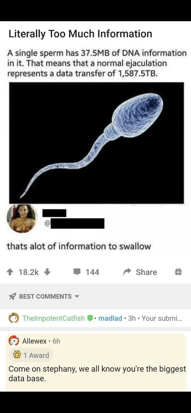 much is sperm How