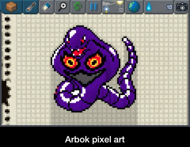 Arbok pixel art - Arbok pixel art - )