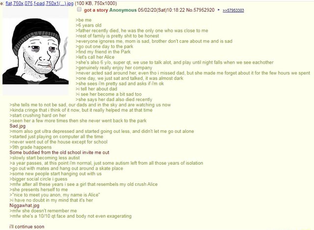 #greentext - (100 KB, 750x1000) G gota story Anonymous No.57952920 ...