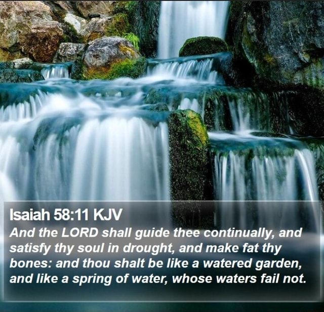 Isaiah Kjv And The Lord Shall Guide Thee Continually And Satisfy Thy
