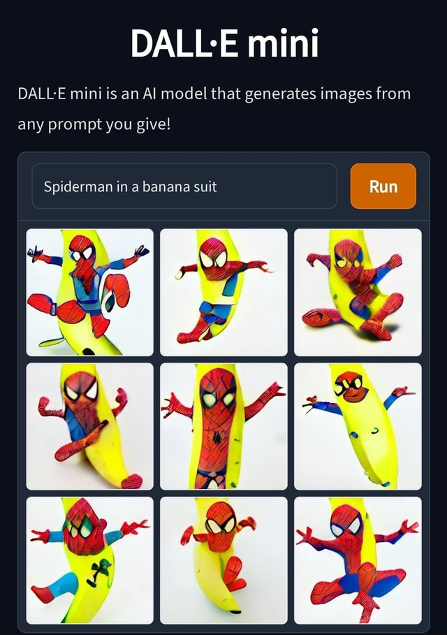 E e mini DALLE mini is an Al model that generates images from any