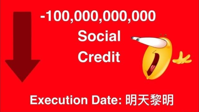 100,000,000,000 Social Credit Execution Date: - )
