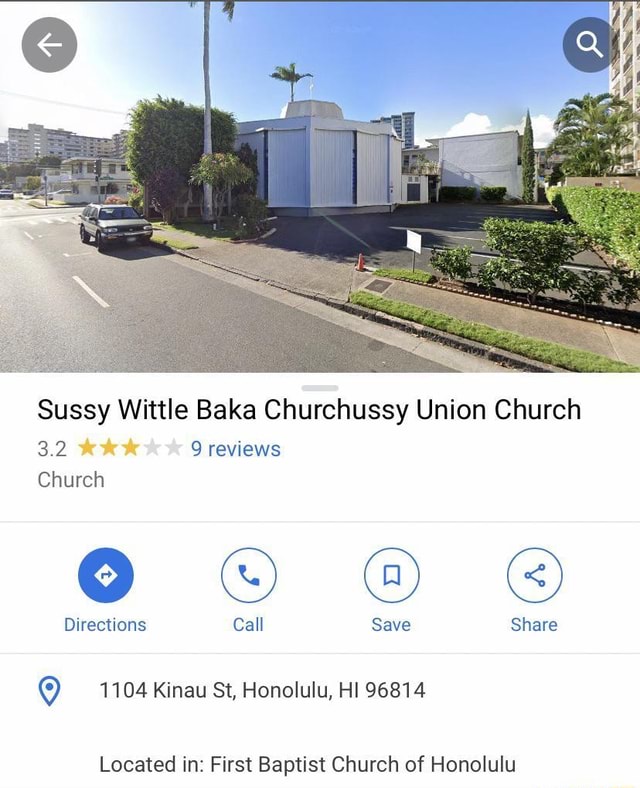 Sussy Baka Church 