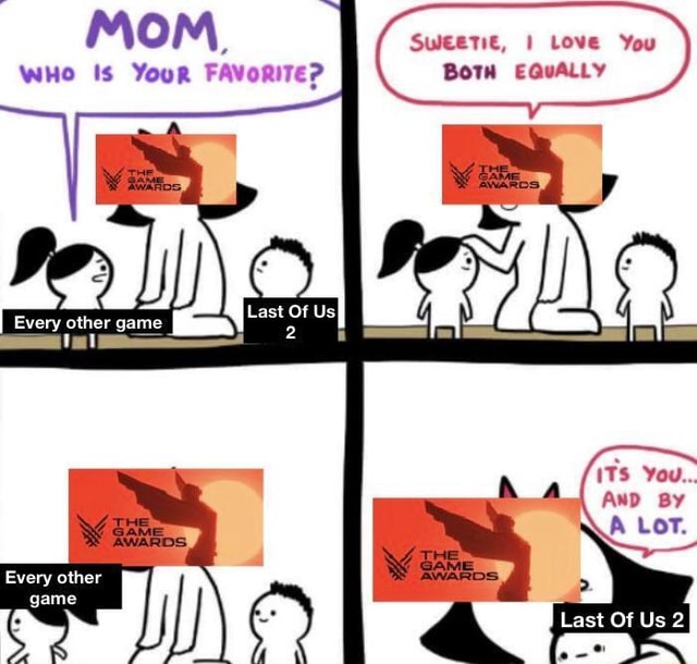 Mom Love You Equally Last Of Us Who Is Your Favorite Every Other Game Every Other Game Ifunny