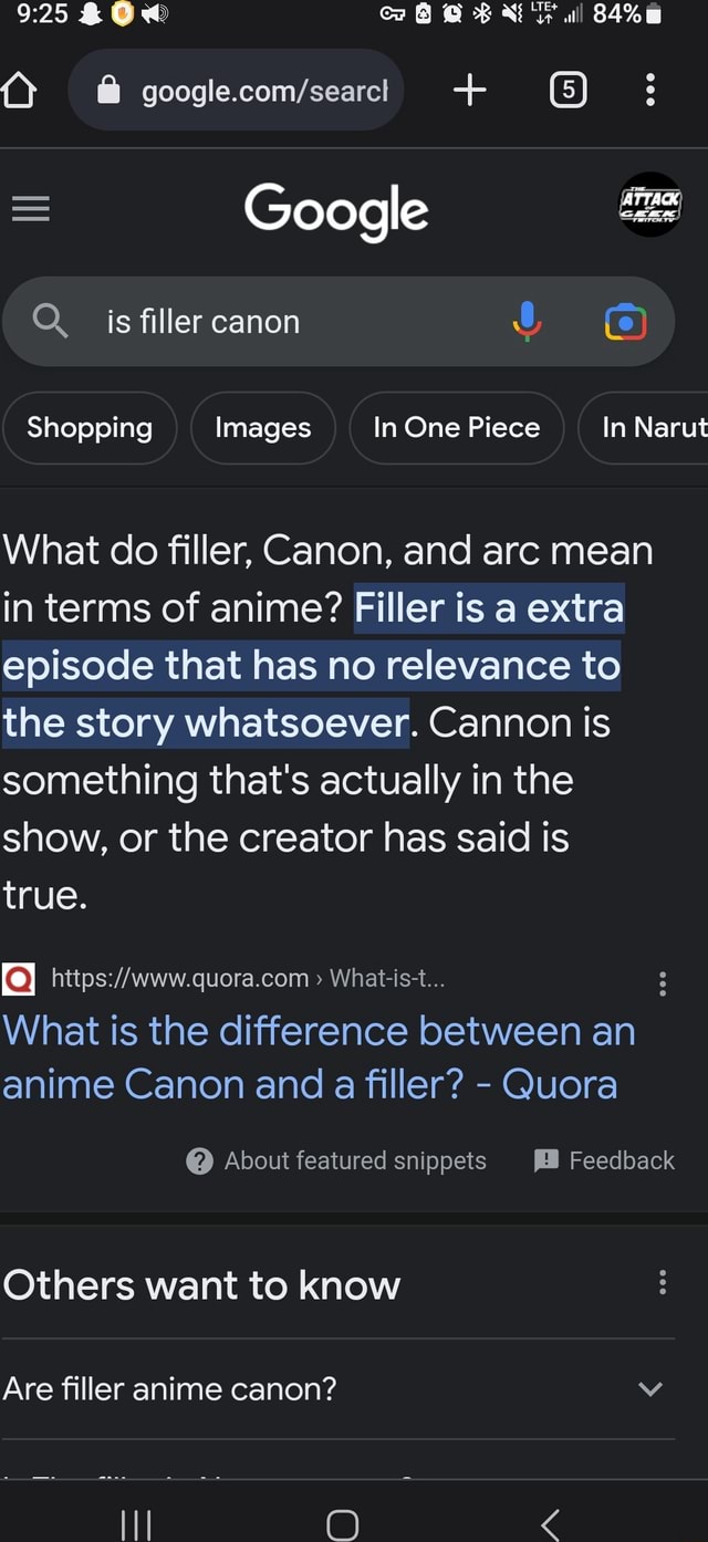 What does a filler mean in anime? - Quora
