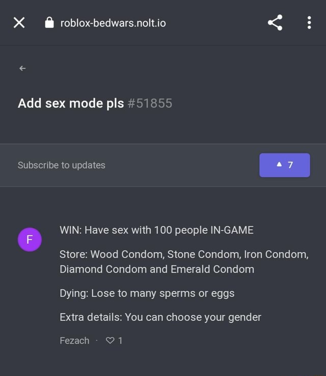 Roblox Add Sex Mode Pls 51855 Subscribe To Updates Win