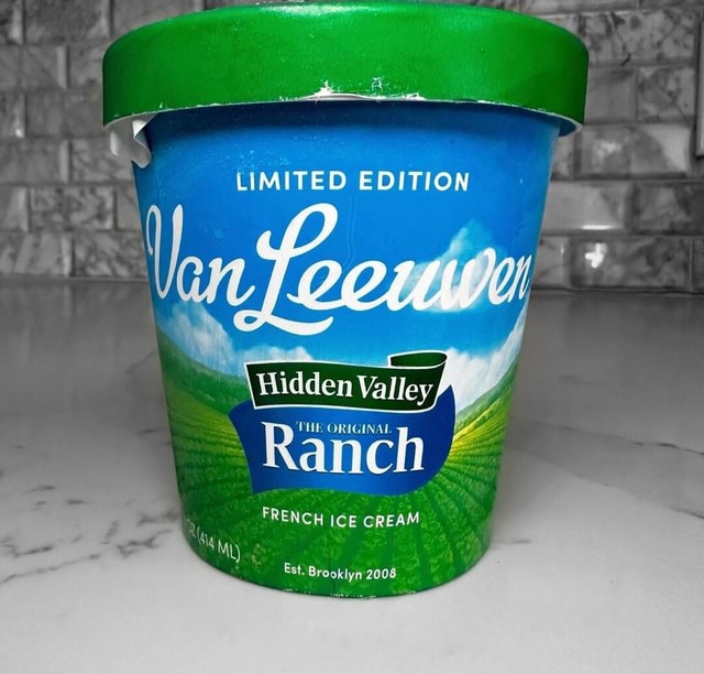 LIMITED EDITION Ranch FRENCH ICE CREAM Moy Myy Est, Brooklyn 2008 iFunny