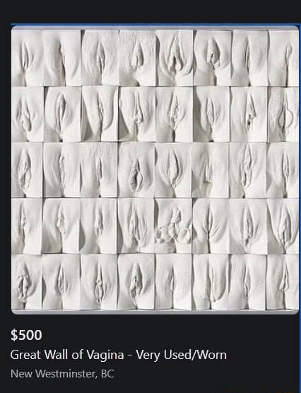 Great Wall of Vagina - Very New Westminster, BC - iFunny