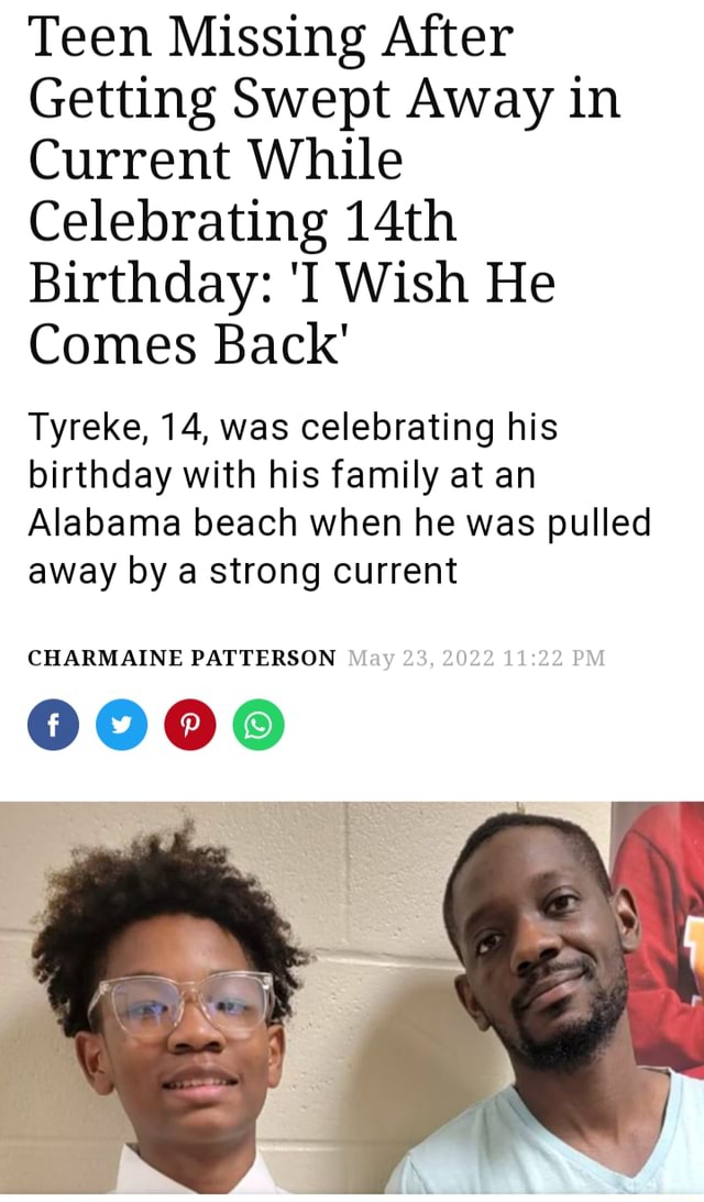 Teen Missing After Getting Swept Away in Current While Celebrating 14th