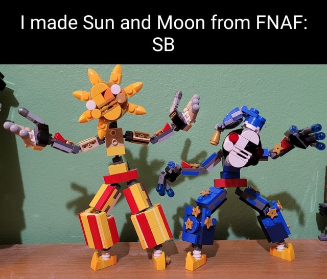 I made Sun and Moon from SB NAF: - iFunny Brazil