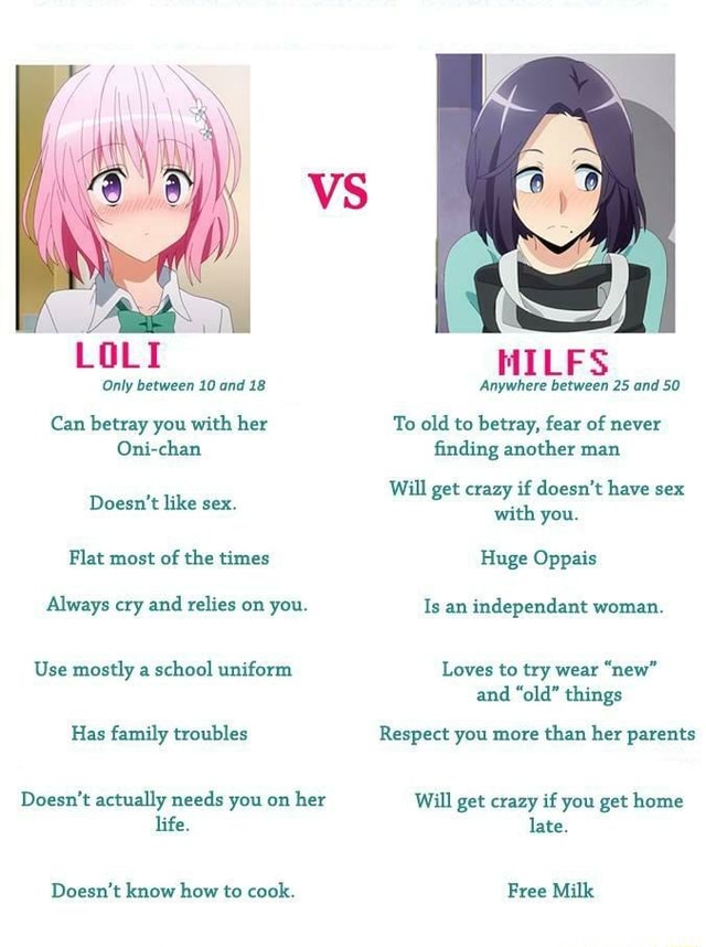 LOLI Only between 10 and 18 Can betray you with her Oni-chan Doesnt ...