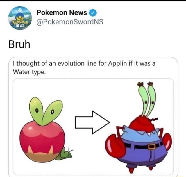 Pokemon News @PokemonSwordNS Bruh I thought of an evolution line for ...