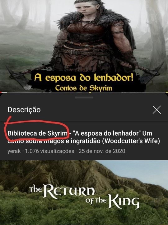 A Esposa Do Lenhador Contos De Skyrim Descricao X Biblioteca De Skyrim A Esposa Do Lenhador Um Uorto Sobre Mugos E Ingratidao Woodcutter S Wife Dg Yerak 1 076 Visualizacoes 25 De Nov De 2020 - jogo lenhador simulaodr roblox