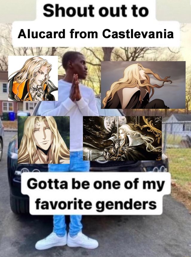 Shout Out To Alucard From Castlevania Gotta Be One Of My Favorite Genders