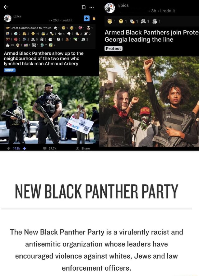 Great Contributions to @ 1 1 & Armed Black Panthers show up to the