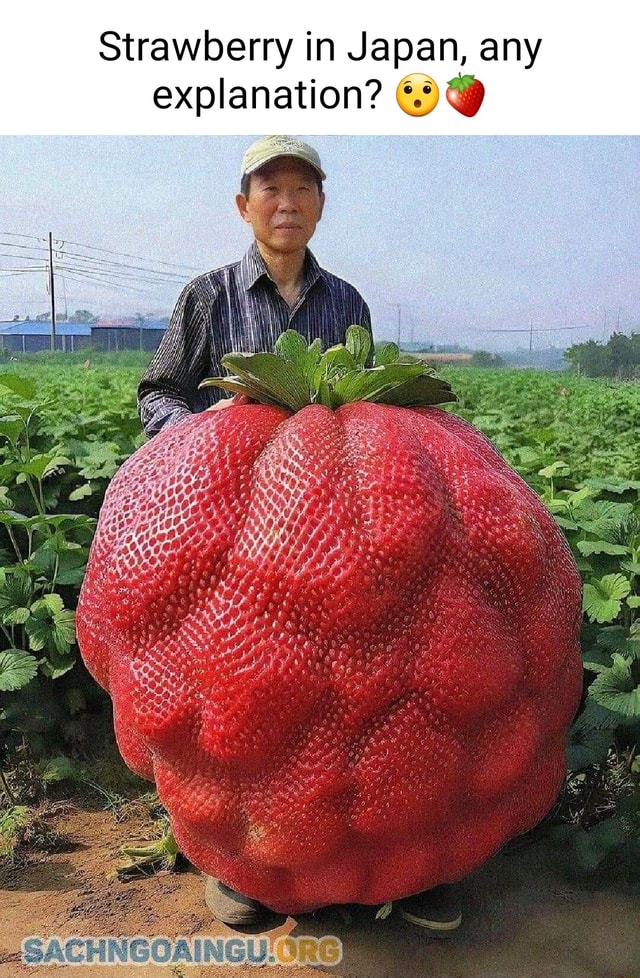 Strawberry in Japan, any explanation? iFunny