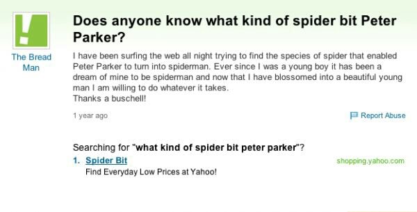 what kind of spider bit peter parker