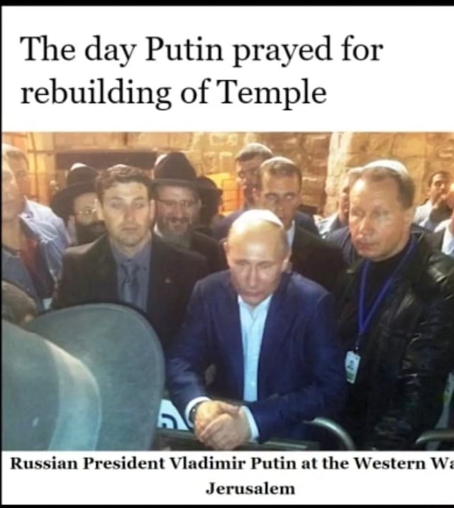 The day Putin prayed for rebuilding of Temple Russian President ...