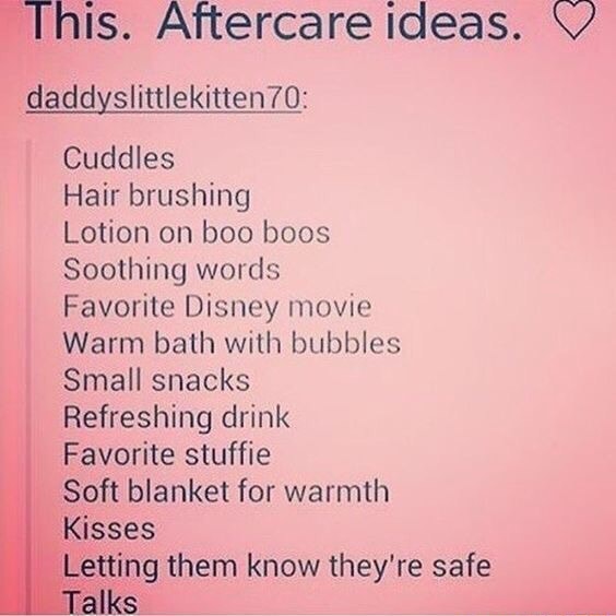 This. Aftercare ideas. daddyslittlekitteuﬂQ: Cuddles Hair brushing ...