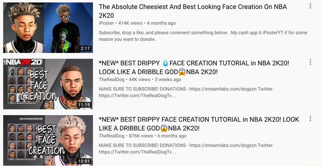 The Absolute Cheesiest And Best Looking Face Creation On ...