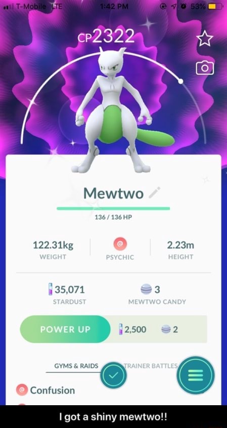 Mewtwo Igor a shiny mewton - I got a shiny mewtwo!! - iFunny