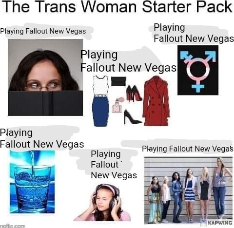 The Trans Woman Starter Pack Playing Fallout New Vegas Playing Fallout ...