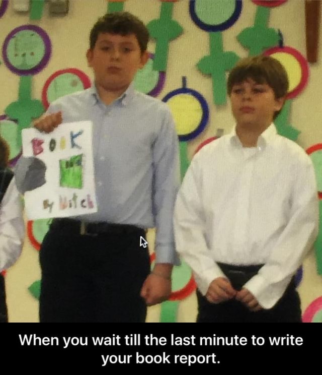 Last minute book report mgep 06 picture