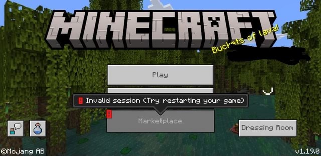 minecraft switch invalid session