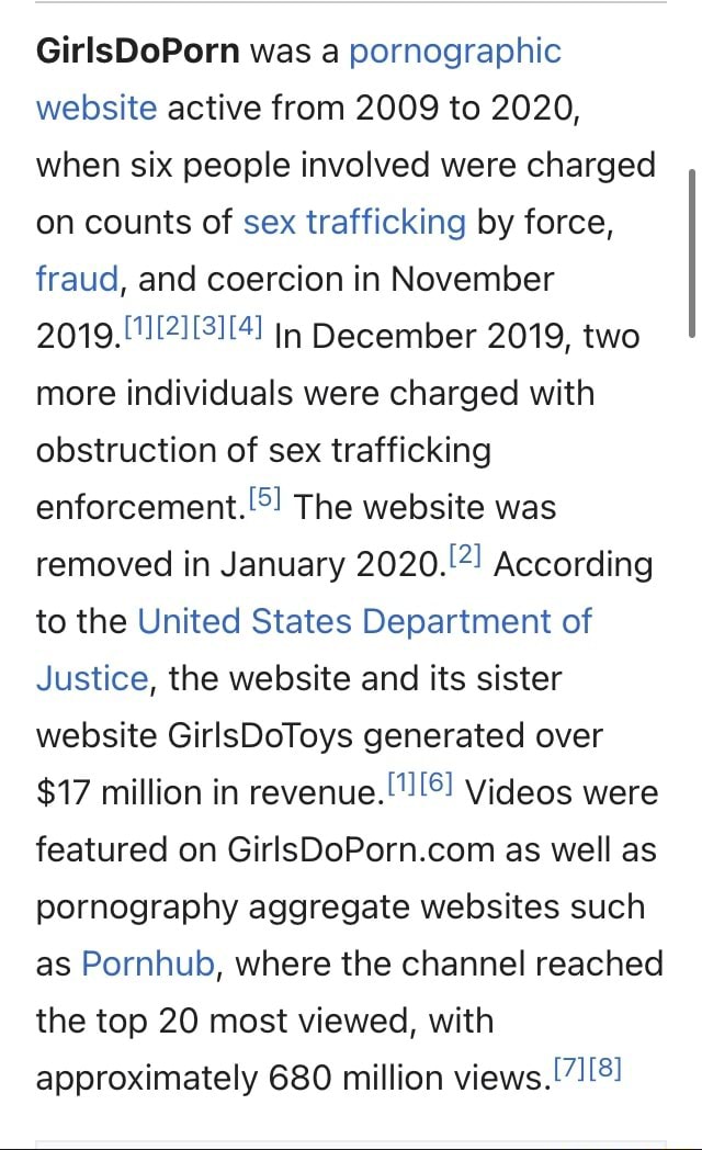GirlsDoPorn was a pornographic website active from 2009 to 2020, when
