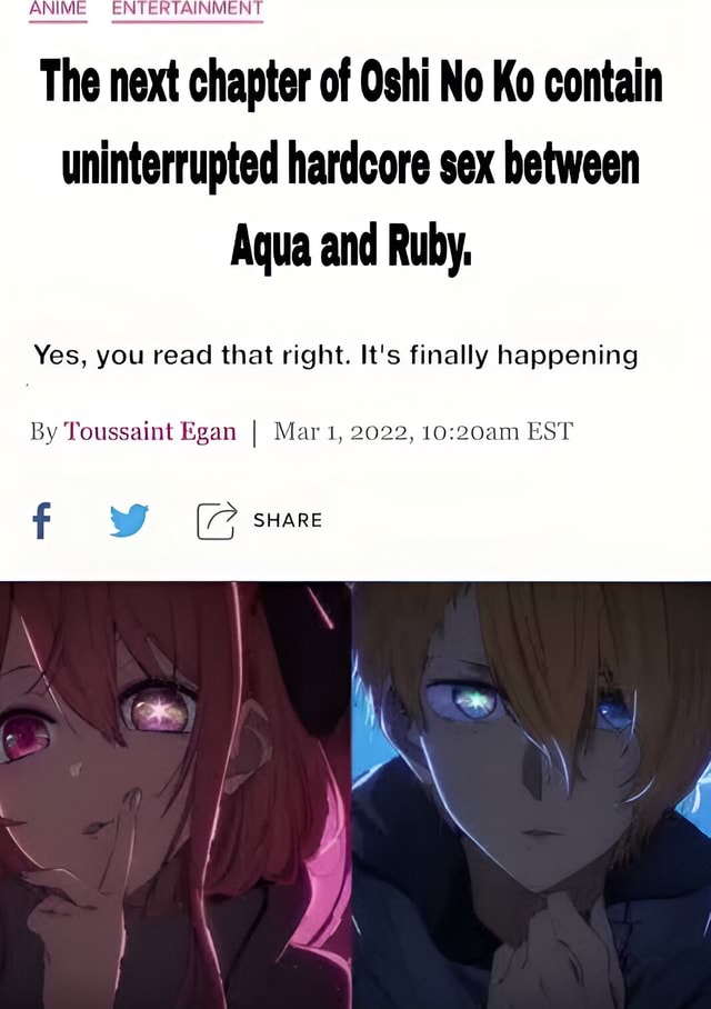 Oshi no Ko Anime Prioritizes Aqua and Ruby - Siliconera