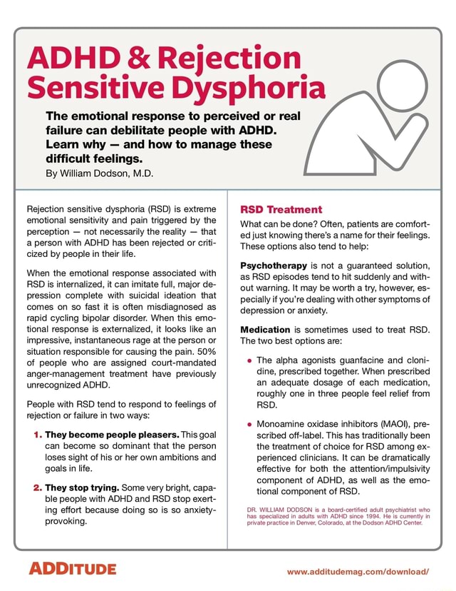 ADHD Rejection Sensitive Dysphoria The Emotional Response To adhd-rejection-sensitive-dysphoria-the-emotional-response-to